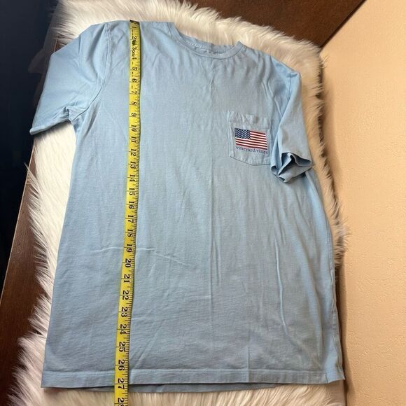 Vineyard Vines Red Solo Cup Flag Pocket Tee Size Medium - Picture 8 of 11